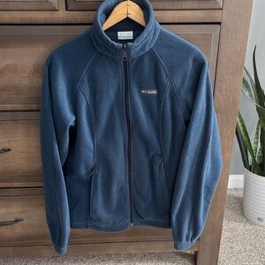 Columbia Navy Full-Zip Fleece Jacket